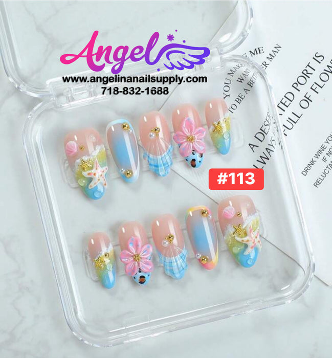 Angelina Handmade Custom Press-On | #090-#119