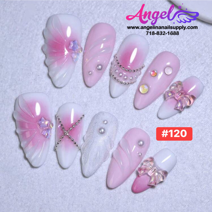 Angelina Handmade Custom Press-On | #120-#149