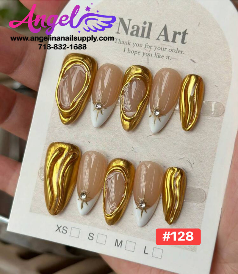 Angelina Handmade Custom Press-On | #120-#149