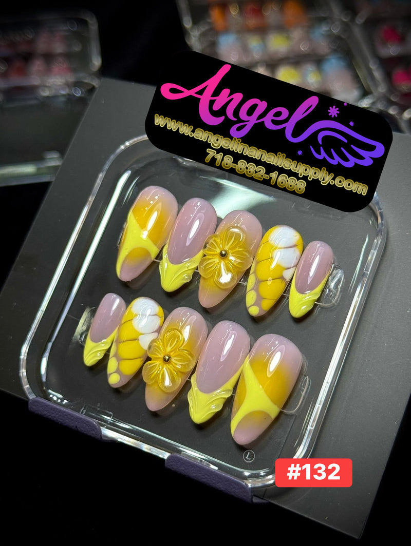 Angelina Handmade Custom Press-On | #120-#149