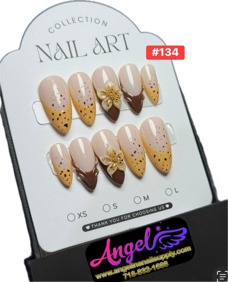 Angelina Handmade Custom Press-On | #120-#149