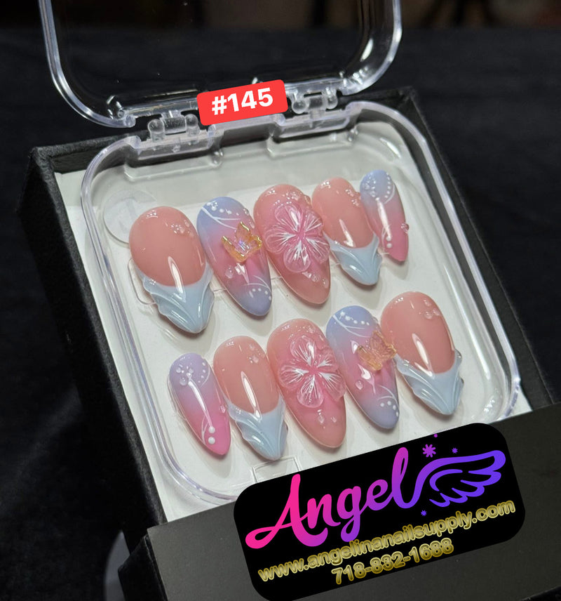 Angelina Handmade Custom Press-On | #120-#149