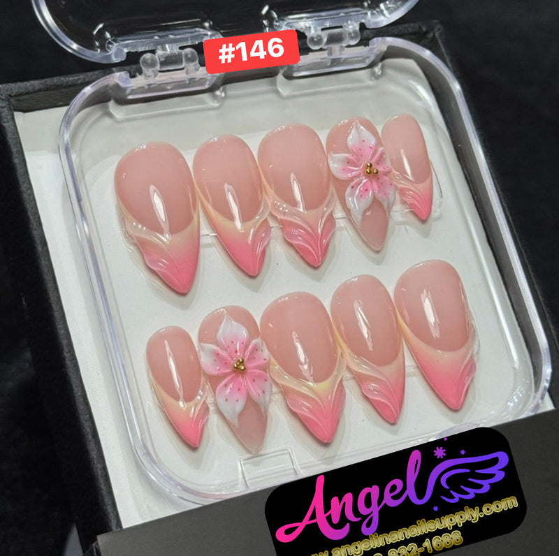 Angelina Handmade Custom Press-On | #120-#149