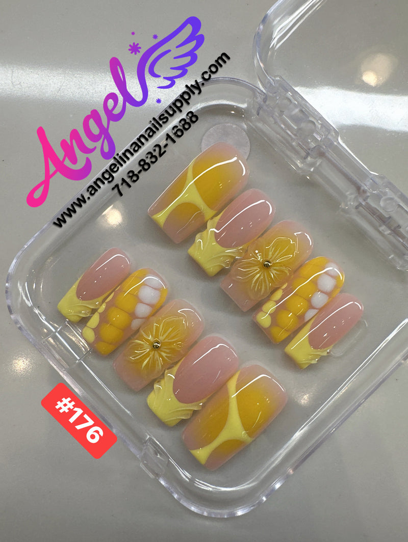 Angelina Handmade Custom Press-On | #150-#179