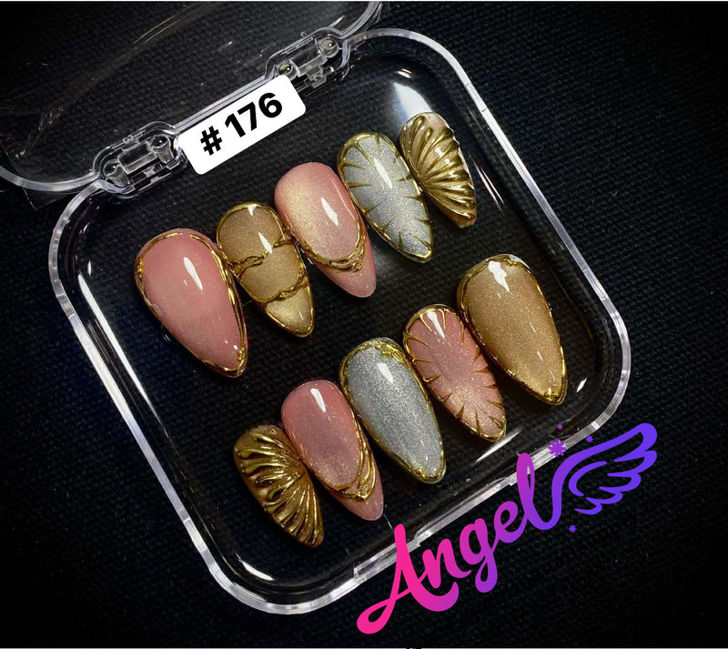 Angelina Handmade Custom Press-On | #150-#179