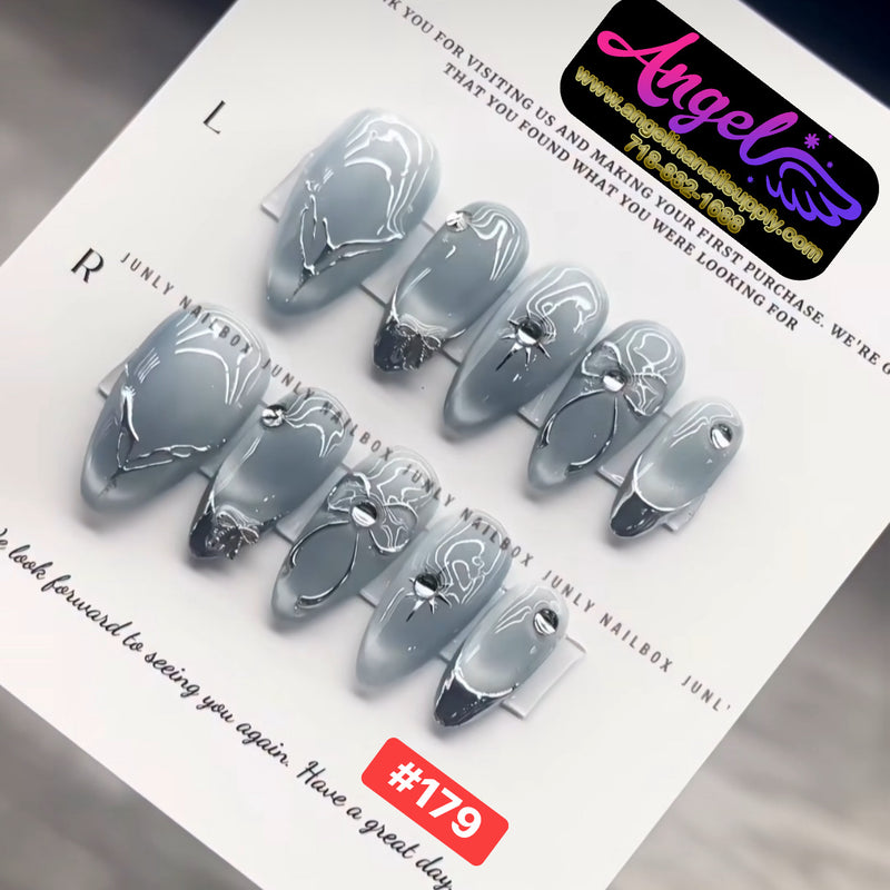 Angelina Handmade Custom Press-On | #150-#179