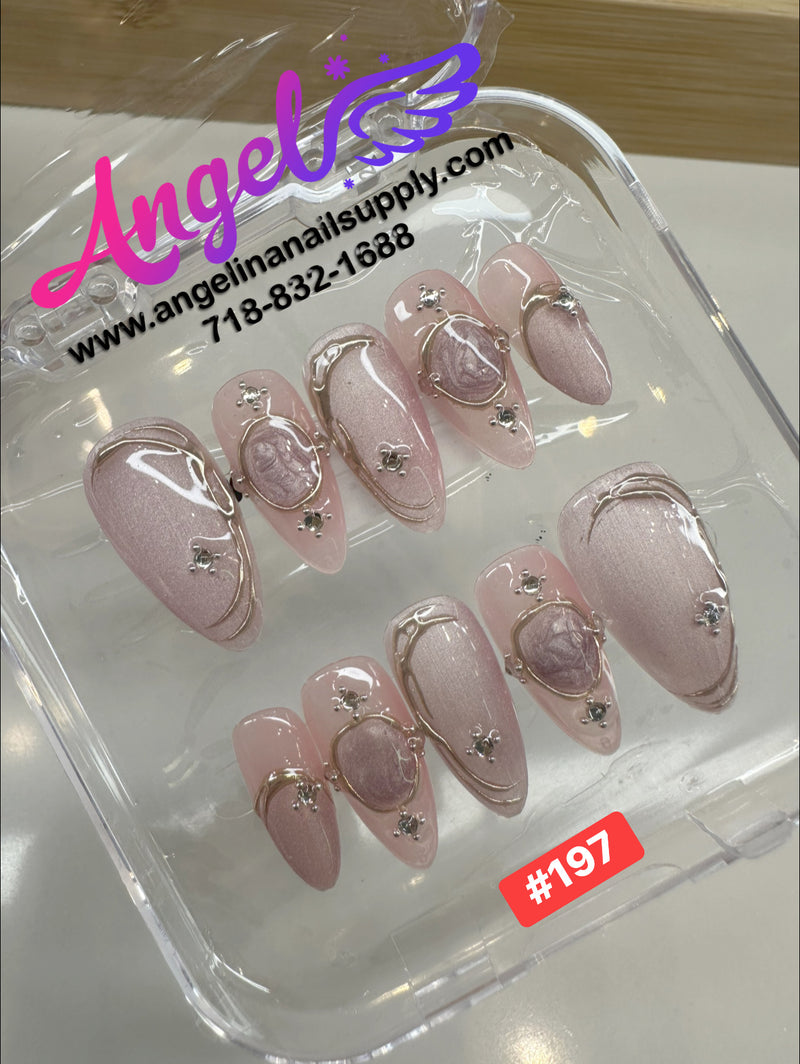 Angelina Handmade Custom Press-On | #180-#209