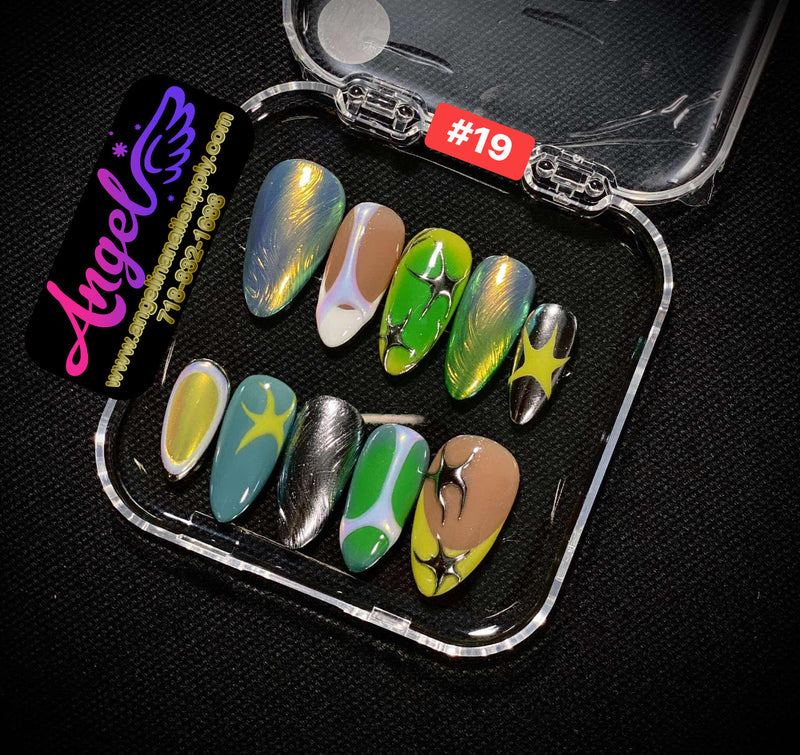 Angelina Handmade Custom Press-On | #001-#029