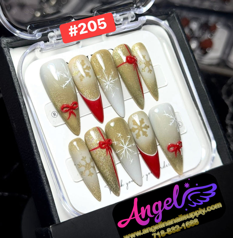 Angelina Handmade Custom Press-On | #180-#209