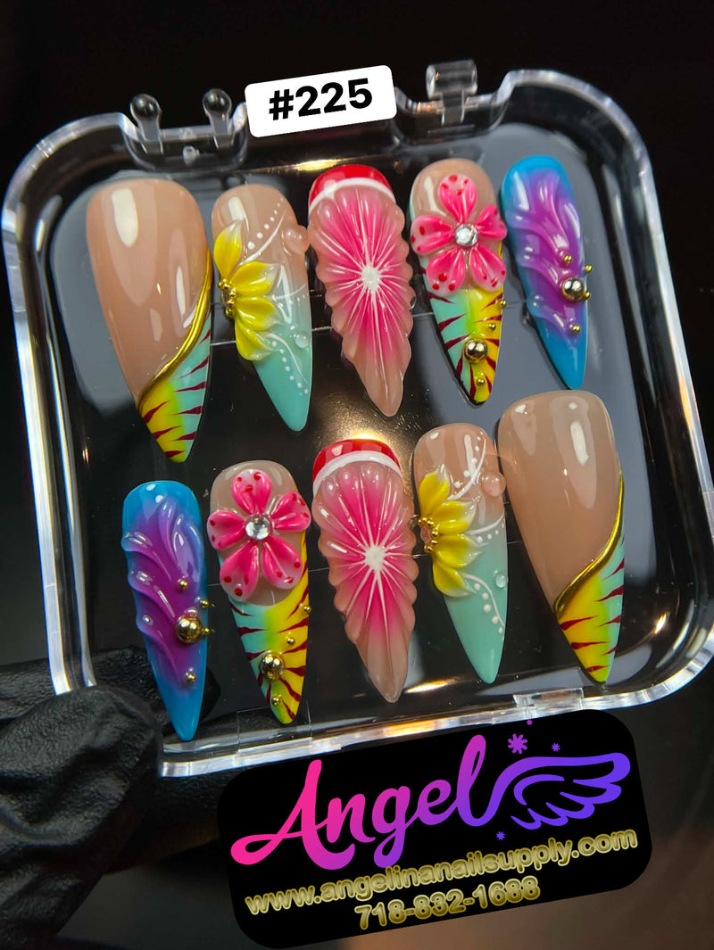 Angelina Handmade Custom Press-On | #210-#239
