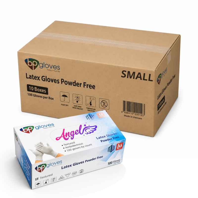 BP Latex Gloves Powder Free (Small - Case/1000pcs)