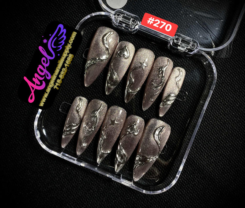 Angelina Handmade Custom Press-On | #270-#299