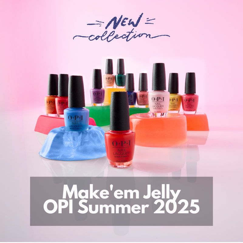 OPI Gel Color - Make'em Jelly Collection 12 Colors & 1 Base Gel 1 Top Gel | Summer 2025