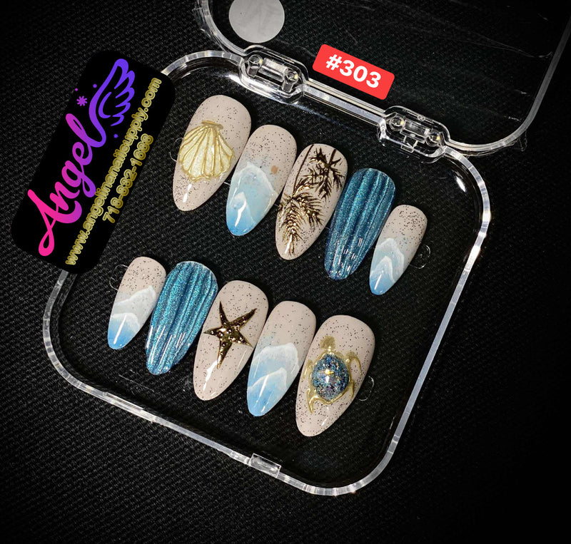 Angelina Handmade Custom Press-On | #300-#339