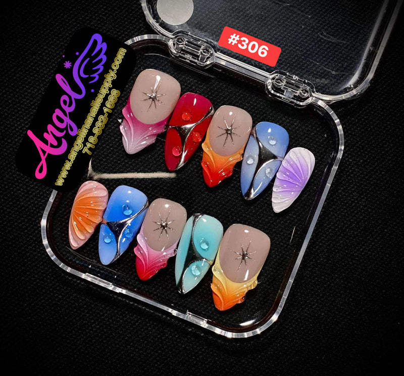 Angelina Handmade Custom Press-On | #300-#339