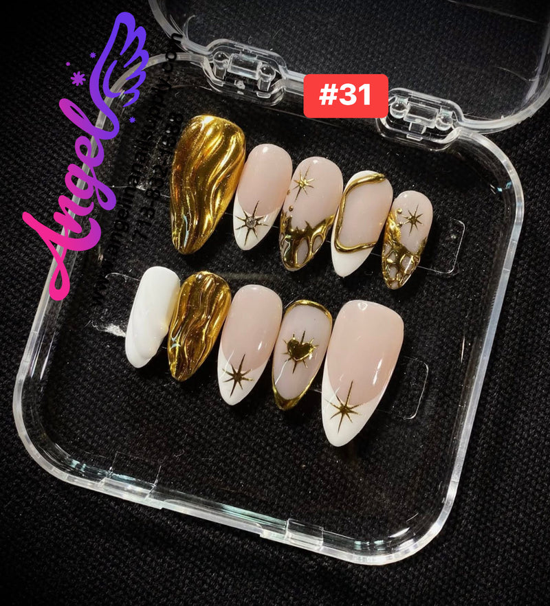 Angelina Handmade Custom Press-On | #030-#059