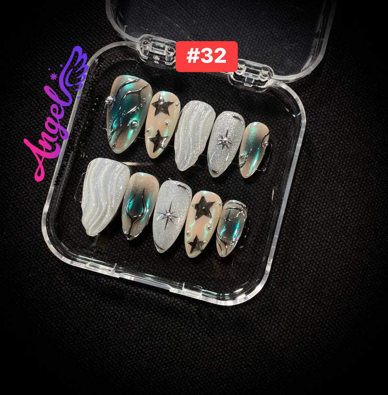 Angelina Handmade Custom Press-On | #030-#059