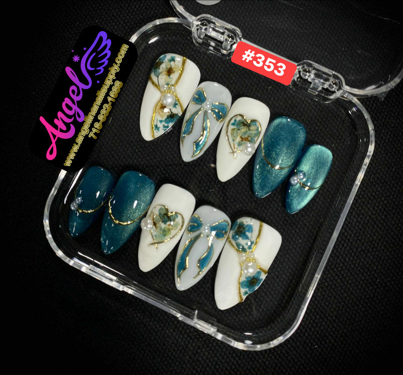 Angelina Handmade Custom Press-On | #330-#359