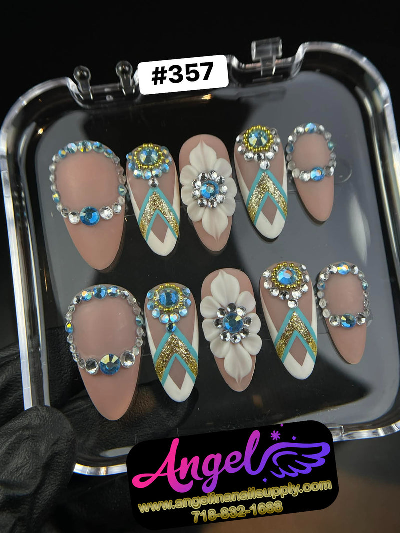 Angelina Handmade Custom Press-On | #330-#359