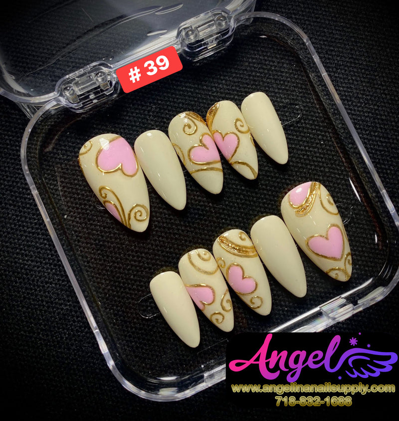Angelina Handmade Custom Press-On | #030-#059