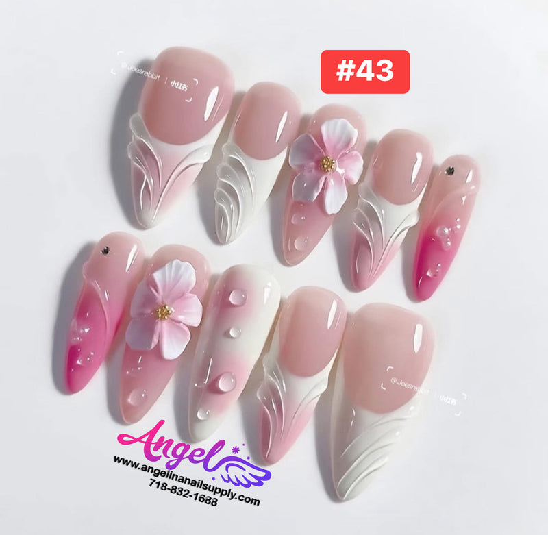 Angelina Handmade Custom Press-On | #030-#059