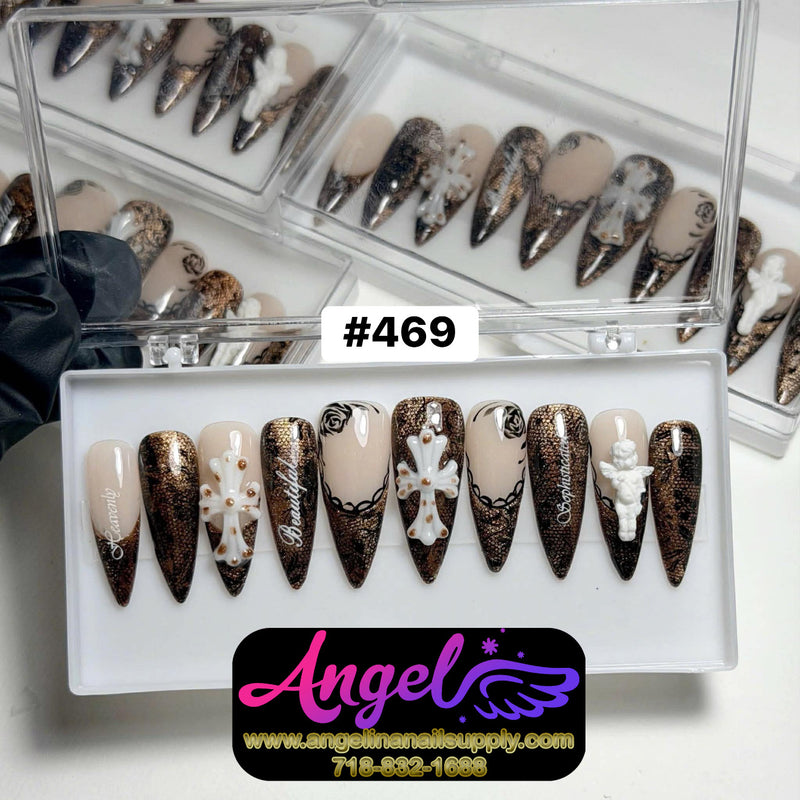 Angelina Handmade Custom Press-On | #450-#479