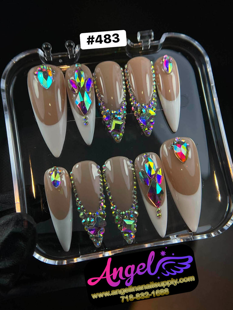 Angelina Handmade Custom Press-On | #480-#509
