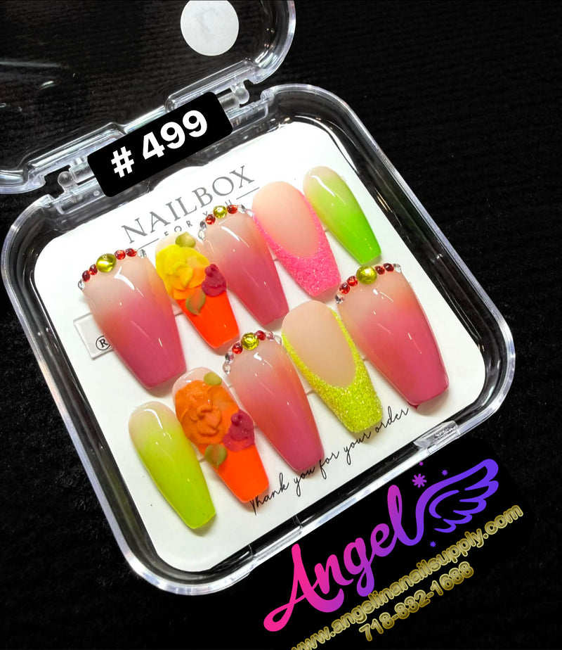 Angelina Handmade Custom Press-On | #480-#509