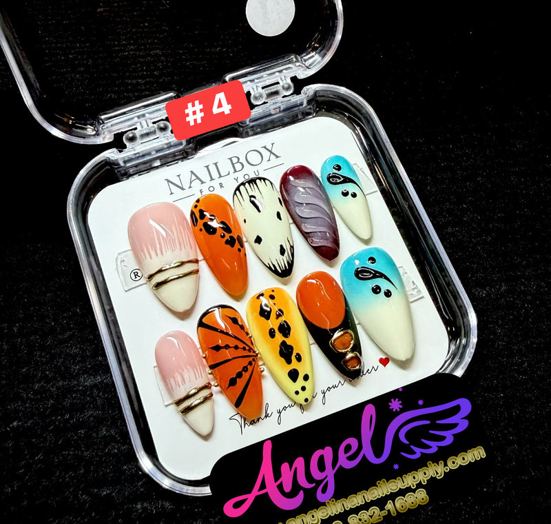 Angelina Handmade Custom Press-On | #001-#029