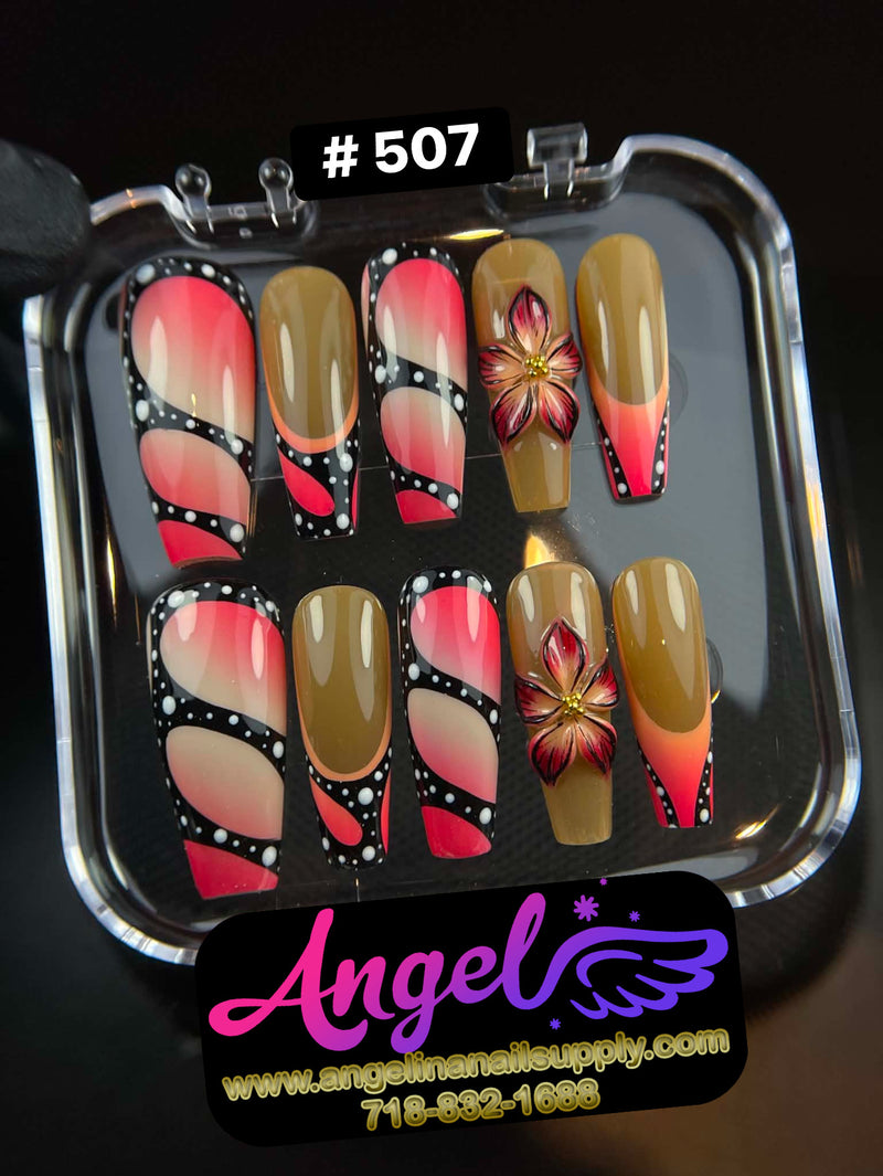 Angelina Handmade Custom Press-On | #480-#509