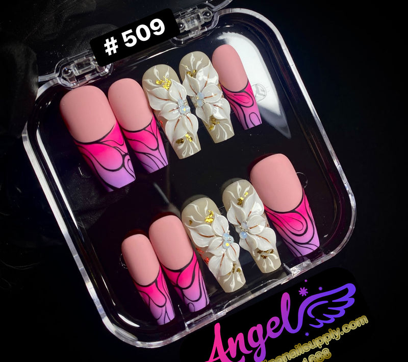 Angelina Handmade Custom Press-On | #480-#509