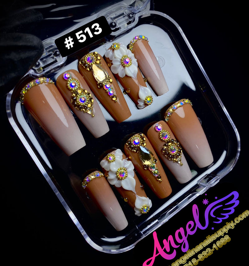 Angelina Handmade Custom Press-On | #510-#539