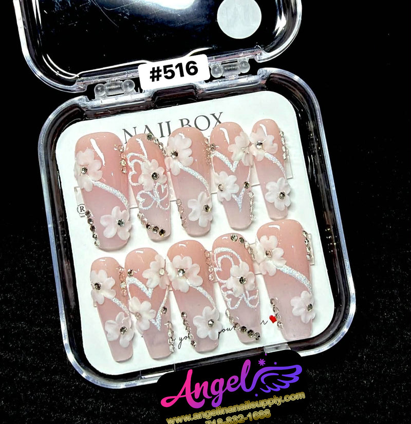 Angelina Handmade Custom Press-On | #510-#539