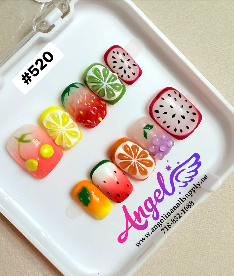 Angelina Handmade Custom Press-On | #510-#539