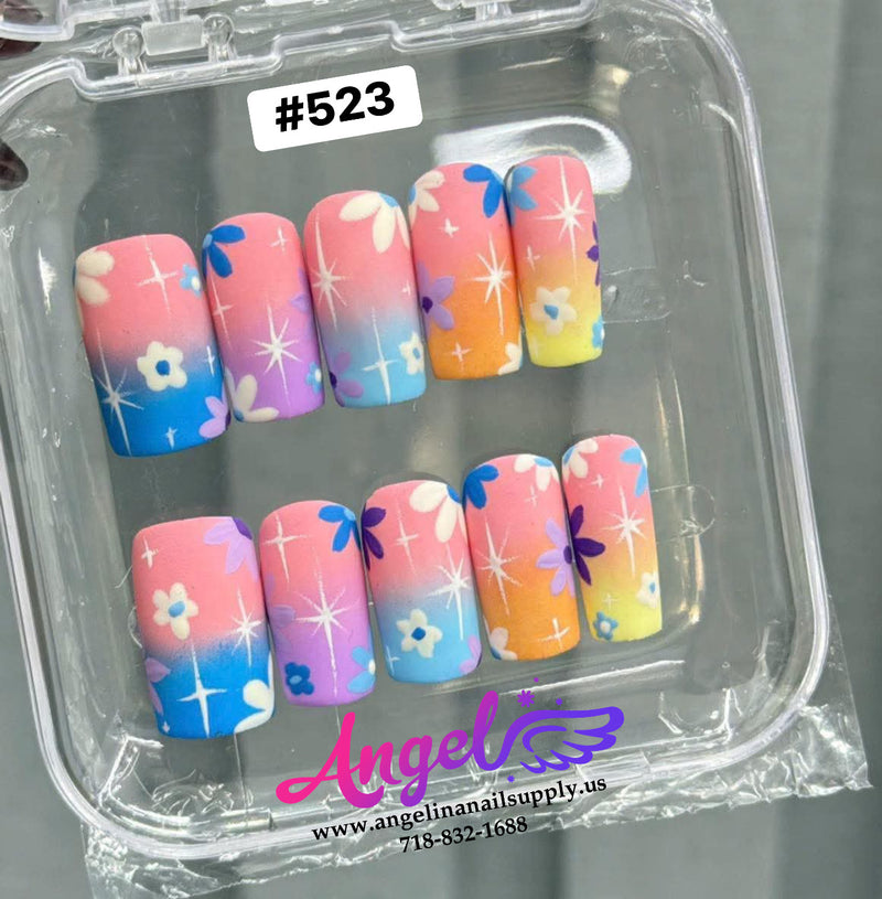 Angelina Handmade Custom Press-On | #510-#539