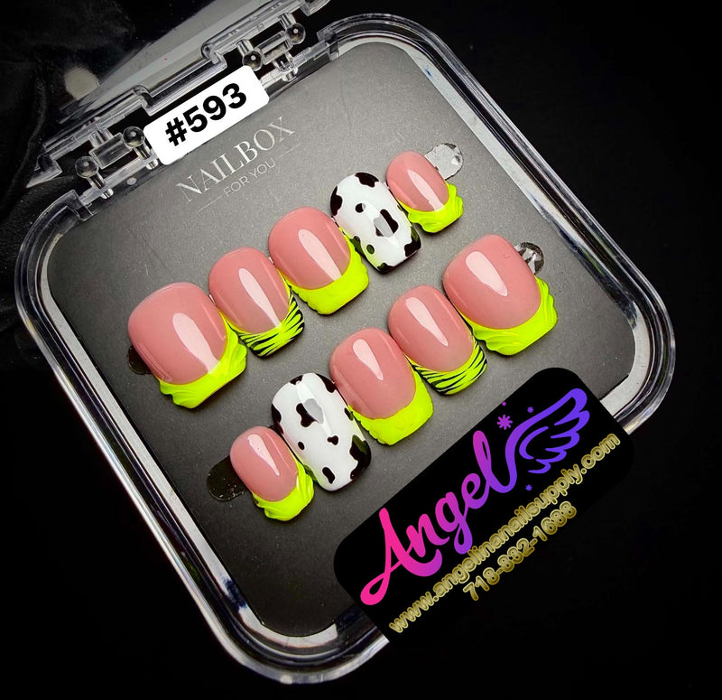 Angelina Handmade Custom Press-On | #593