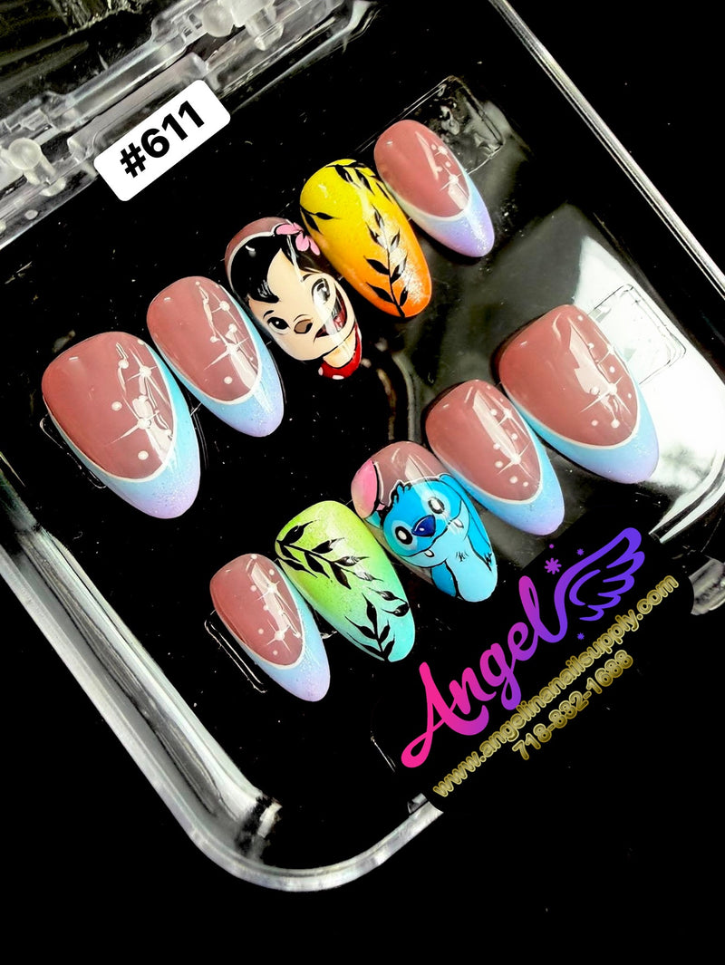 Angelina Handmade Custom Press-On | #611