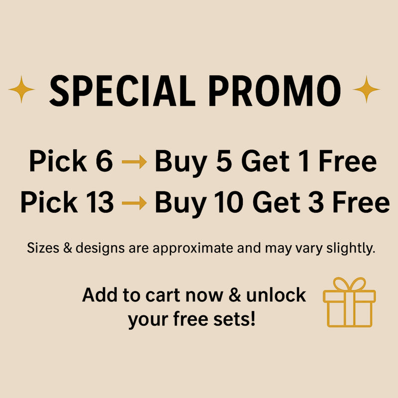 Angelina Handmade Custom Press-On | #360-#389