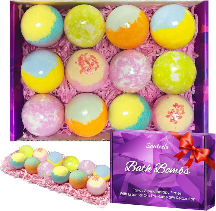 Bath Bombs Set 12 Fragrances