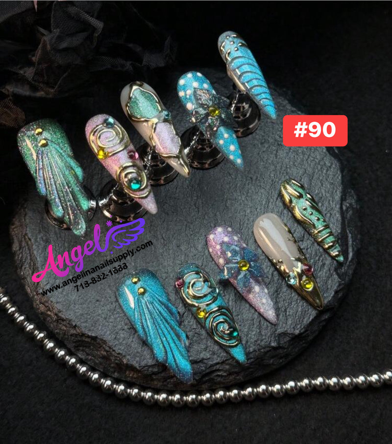 Angelina Handmade Custom Press-On | #090-#119