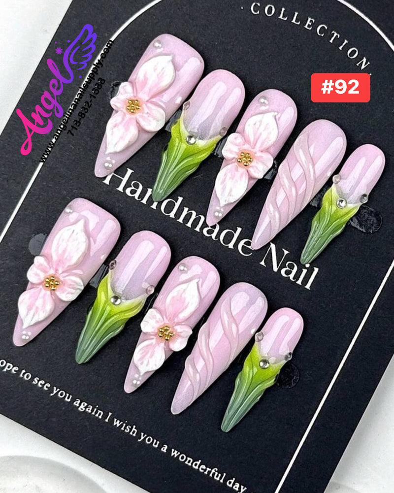 Angelina Handmade Custom Press-On | #090-#119