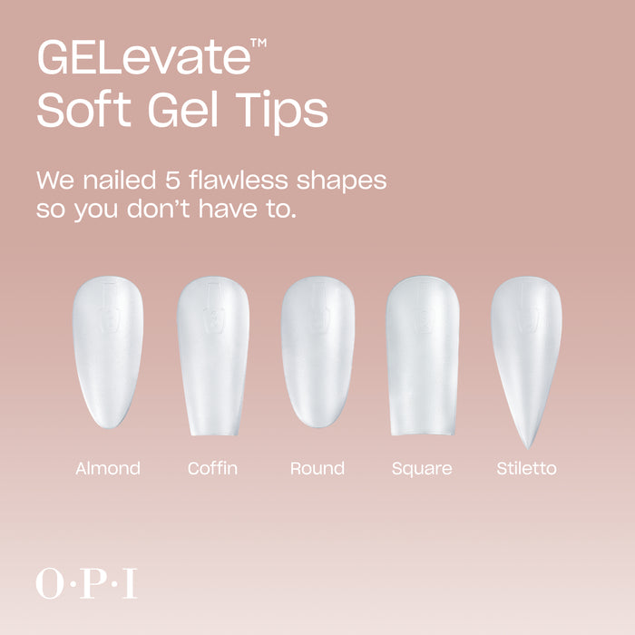 OPI Soft Gel Pre-Shaped Tip Extensions / Coffin