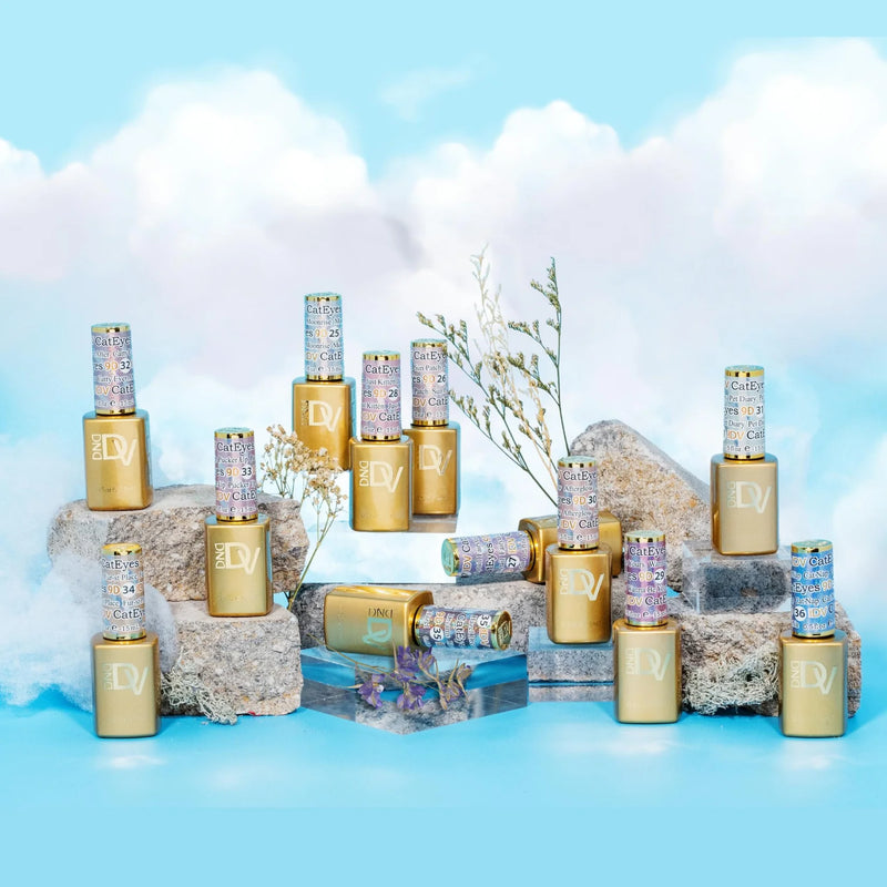 Diva 9D Cat Eyes Collection Daydream Set 12 colors #25 - #36 GEL ONLY