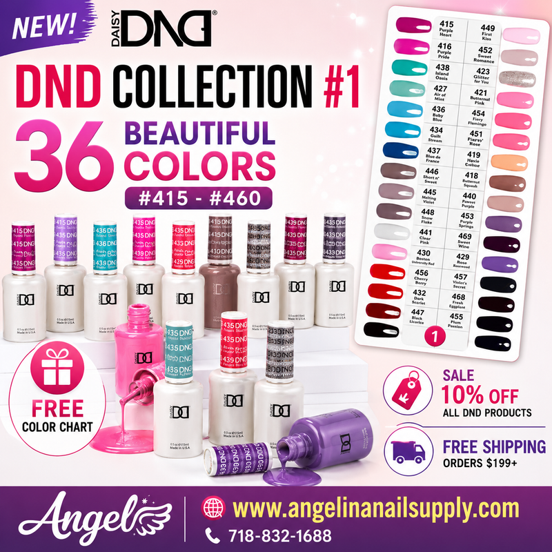 Bộ sưu tập DND1 #1 (Bộ đầy đủ 36 màu #415 - #455)
