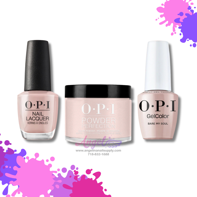 OPI 3in1 combo DP-GCT-NL SH4 Bare My Soul