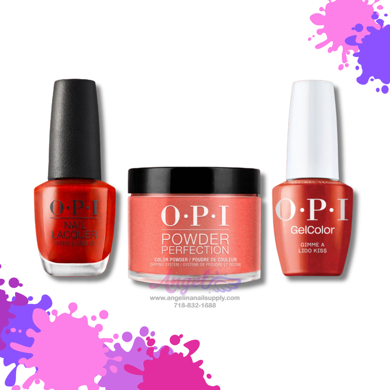 OPI 3in1 combo DP-GC-NL V30 GIMME A LIDO KISS