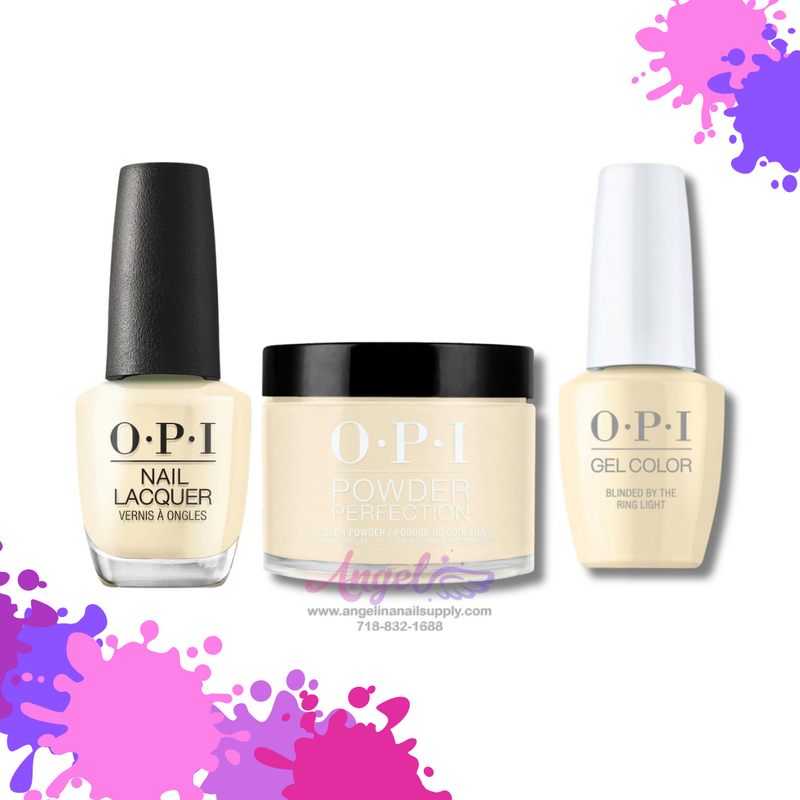 OPI 3in1 combo DP-GC-NL S003 BLINDED BY THE RING LIGHT