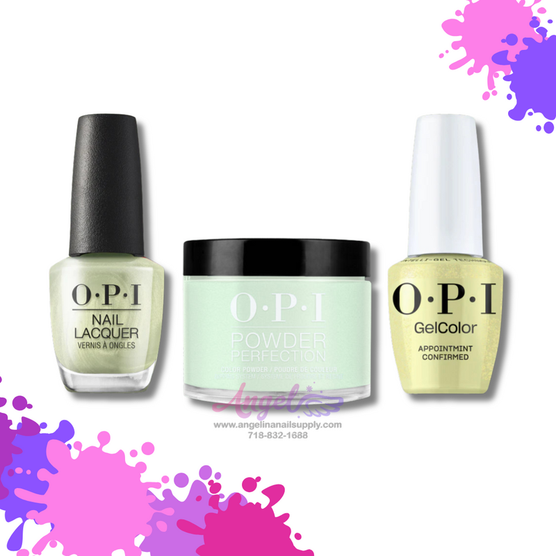 Bộ sản phẩm OPI 3 trong 1 DP-GC-NL S047 AppointMINT đã được xác nhận