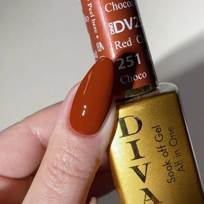 DIVA Duo DV251 Màu đỏ sô cô la