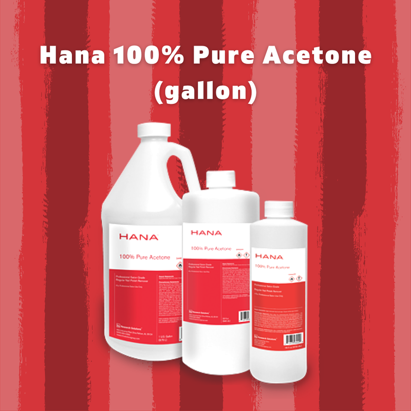 Hana 100% Pure Acetone (gallon)